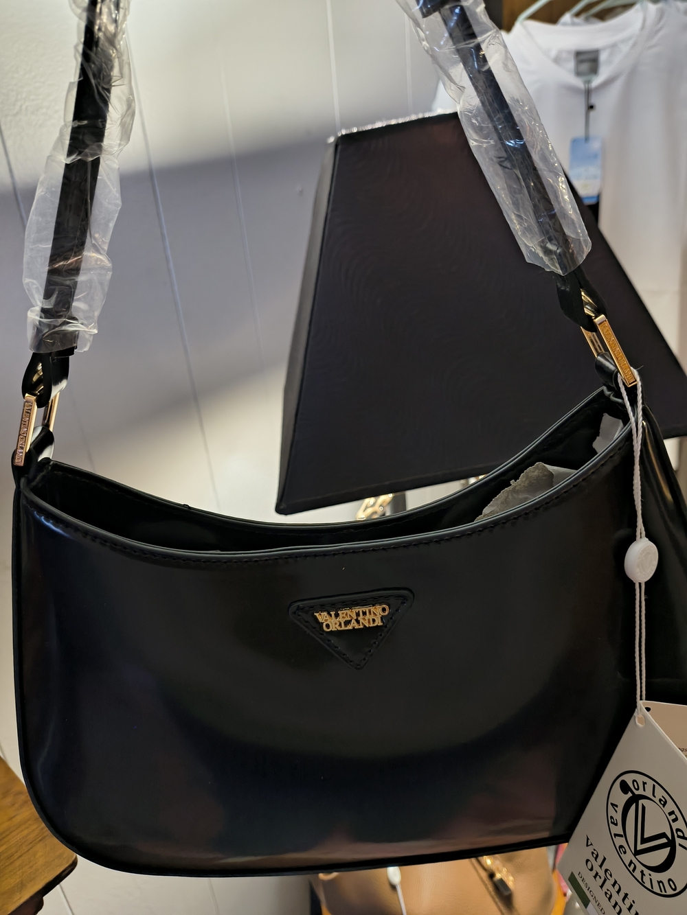 Valentino Orlandi Black Shoulder Bag